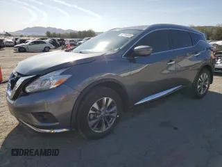 2017 Nissan Murano S with VIN 5N1AZ2MGXHN190560, listed as a Copart auction lot 52754085 with 31,481 mi miles and Salvage Title. Bid and sale history available at carsss.com. Image 1.