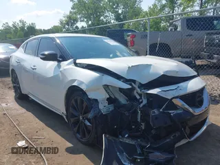 2017 Nissan Maxima SL with VIN 1N4AA6AP2HC411058, listed as a IAAI auction lot 42462494 with 107,341 mi miles and . Bid and sale history available at DreamBid. Image 1.