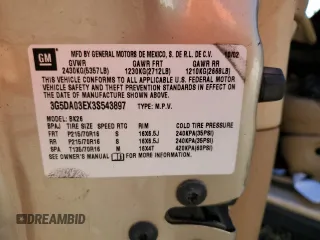 2003 Buick Rendezvous CXL with VIN 3G5DA03EX3S543897, listed as a Copart auction lot 44838675 with Not Provided miles and Salvage Title. Bid and sale history available at DreamBid. Image 14.