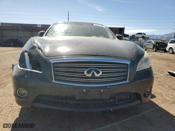 2012 Infiniti M56 with VIN JN1AY1AR2CM580254, listed as a Copart auction lot 48594185 with NaN miles and Salvage Title. Bid and sale history available at carsss.com. Image 5.