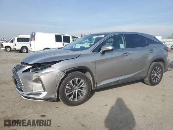 2021 Lexus RX with VIN 2T2AZMDA9MC276303, listed as a Copart auction lot 43736155 with 48,835 mi miles and Salvage Title. Bid and sale history available at carsss.com. Image 1.