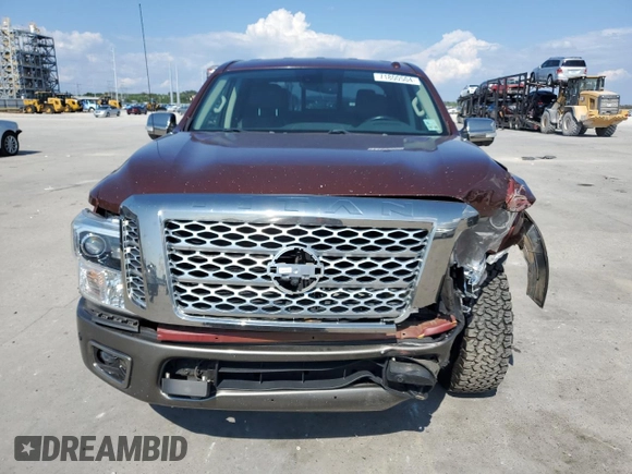 2018 Nissan Titan Pro-4X z VIN 1N6AA1E50JN526481, wystawiony jako Copart lot #71800504 z przebiegiem 147 463 mil mil oraz Szkoda całkowita • Salvage title. Historia ofert i sprzedaży dostępna na DreamBid. Obrazek 5.