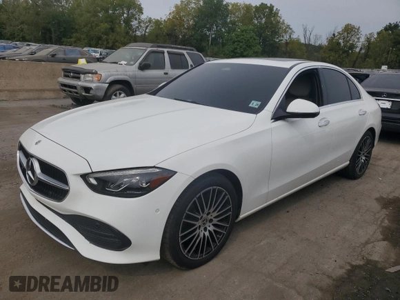 2023 Mercedes-Benz C 300 with VIN W1KAF4HBXPR118553, listed as a Copart auction lot 70564844 with 16,820 mi miles and Salvage Title. Bid and sale history available at DreamBid. Image 1.