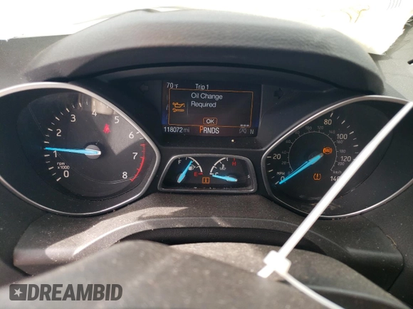 2017 Ford Escape Titanium with VIN 1FMCU0JD9HUD76425, listed as a Copart auction lot 50788845 with 118,072 mi miles and Salvage Title. Bid and sale history available at carsss.com. Image 9.