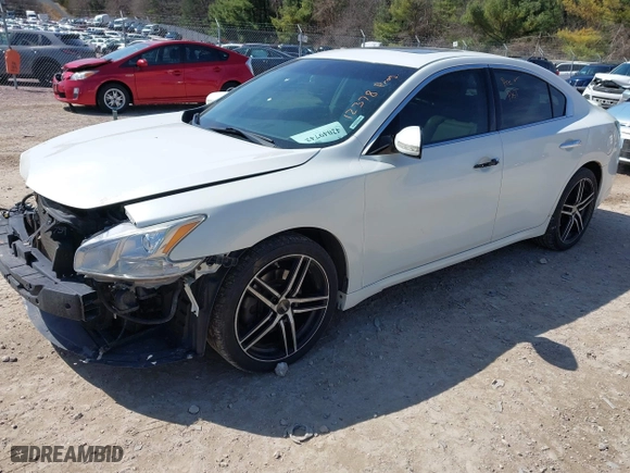 2014 Nissan Maxima 3.5 SV w/Sport Pkg with VIN 1N4AA5AP7EC494721, listed as a IAAI auction lot 42049742 with 176,740 mi miles. Bid and sale history available at carsss.com. Image 2.