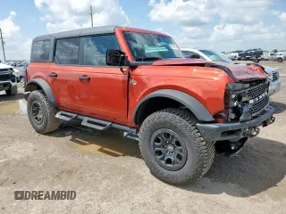 2024 Ford Bronco Wildtrak с VIN 1FMEE2BP4RLB23952, выставлен на аукционе Copart как лот 61547765 с пробегом 12 180 миль миль и На запчасти • Non repairable. История ставок и продаж доступна на DreamBid. Изображение 4.