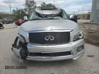 2017 Infiniti QX80 with VIN JN8AZ2NF7H9640379, listed as a Copart auction lot 76478454 with 121,582 mi miles and Non Repairable. Bid and sale history available at carsss.com. Image 5.