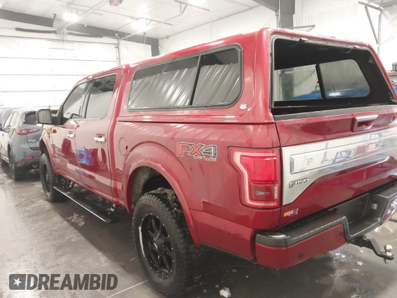 2015 Ford F-150 XLT with VIN 1FTEW1EG5FFB90898, listed as a IAAI auction lot 41617424 with 128,587 mi miles. Bid and sale history available at carsss.com. Image 15.