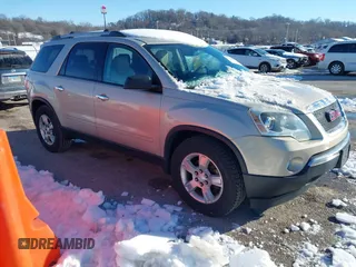 2012 GMC Acadia SLE with VIN 1GKKRPED9CJ342021, listed as a IAAI auction lot 41309637 with 212,183 mi miles and . Bid and sale history available at DreamBid. Image 1.