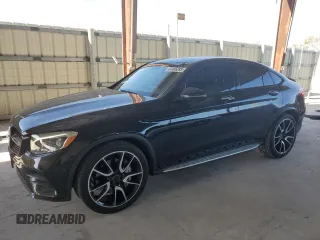 2019 Mercedes-Benz GLC with VIN WDC0J6EB7KF499433, listed as a Copart auction lot 49486285 with 24,075 mi miles and Salvage Title. Bid and sale history available at carsss.com. Image 1.