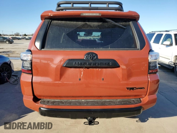 2024 Toyota 4Runner TRD Pro with VIN JTELU5JR9R6278655, listed as a Copart auction lot 47546085 with 4,964 mi miles and Clean title. Bid and sale history available at DreamBid. Image 6.