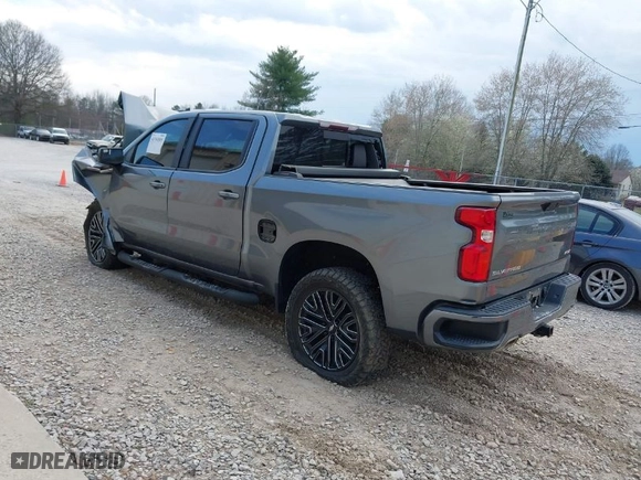 2019 Chevrolet Silverado 1500 RST with VIN 1GCUYEEDXKZ160016, listed as a IAAI auction lot 41763555 with 1 mi miles. Bid and sale history available at carsss.com. Image 3.