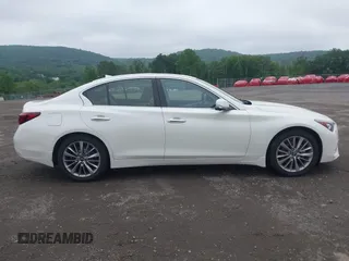 2023 Infiniti Q50 Luxe with VIN JN1EV7BR5PM541157, listed as a IAAI auction lot 42452178 with 60,271 mi miles and . Bid and sale history available at DreamBid. Image 13.