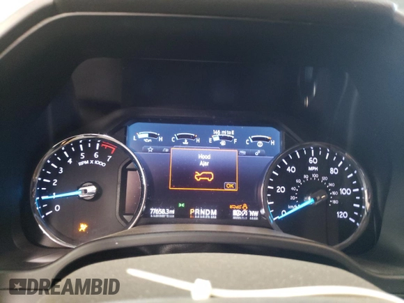 2021 Ford Expedition Max XLT with VIN 1FMJK1JT1MEA19867, listed as a Copart auction lot 47350405 with 77,658 mi miles and Salvage Title. Bid and sale history available at DreamBid. Image 9.