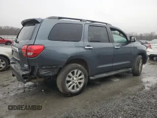 2010 Toyota Sequoia Ltd with VIN 5TDJY5G11AS028204, listed as a Copart auction lot 85012864 with 177,742 mi miles and Salvage Title. Bid and sale history available at carsss.com. Image 3.