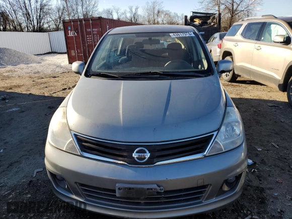 2010 Nissan Versa 1.8 SL with VIN 3N1BC1CPXAL431404, listed as a Copart auction lot 43817575 with 28,599 mi miles and Salvage Title. Bid and sale history available at carsss.com. Image 5.