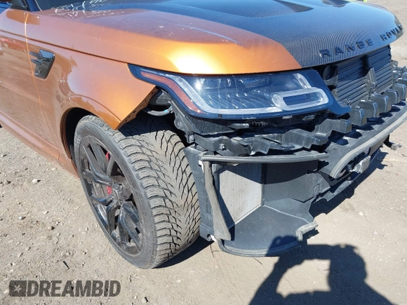 2019 Land Rover Range Rover Sport SVR with VIN SALWZ2SE2KA826052, listed as a IAAI auction lot 41737187 with 41,241 mi miles and . Bid and sale history available at DreamBid. Image 20.