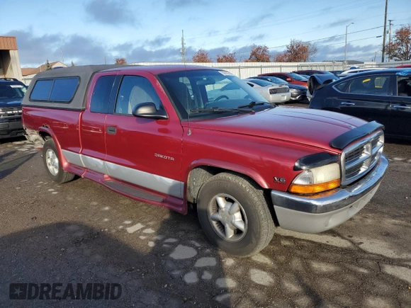 1997 Dodge Dakota with VIN 1B7GL23X4VS157665, listed as a Copart auction lot 79010744 with 101,809 mi miles and Salvage Title. Bid and sale history available at carsss.com. Image 4.