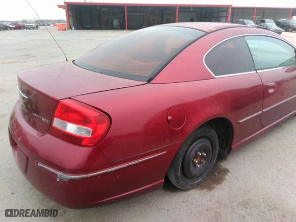 2004 Chrysler Sebring LXi with VIN 4C3AG52H24E113167, listed as a IAAI auction lot 41405762 with 253,048 mi miles. Bid and sale history available at carsss.com. Image 4.
