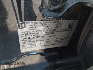 2014 Chevrolet Captiva Sport LTZ with VIN 3GNAL4EKXES631990, listed as a IAAI auction lot 42150445 with 171,628 mi miles. Bid and sale history available at carsss.com. Image 9.