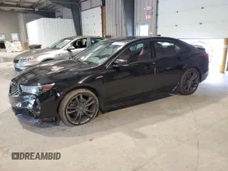 2019 Acura TLX w/A-Spec Pkg with VIN 19UUB3F69KA004703, listed as a Copart auction lot 63283045 with 142,599 mi miles and Salvage title. Bid and sale history available at DreamBid. Image 1.