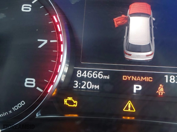 2018 Audi Q7 Premium Plus with VIN WA1LAAF77JD044196, listed as a IAAI auction lot 41867684 with 84,666 mi miles. Bid and sale history available at carsss.com. Image 15.