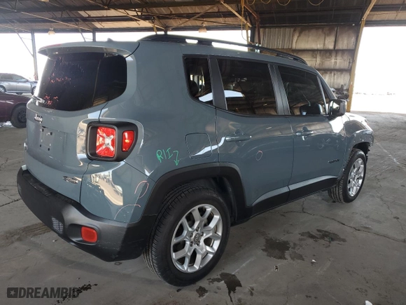 2017 Jeep Renegade Latitude with VIN ZACCJABB1HPG33336, listed as a Copart auction lot 49984035 with 42,874 mi miles and Salvage Title. Bid and sale history available at carsss.com. Image 3.