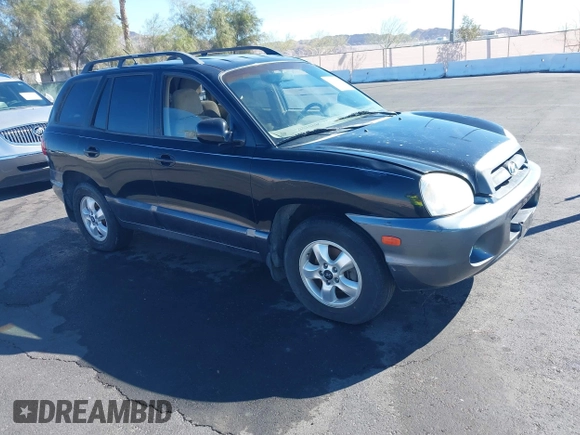 2006 Hyundai Santa Fe GLS with VIN KM8SC73D06U111314, listed as a IAAI auction lot 41874246 with 126,127 mi miles. Bid and sale history available at carsss.com. Image 1.