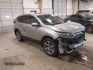 2019 Honda CR-V EX with VIN 5J6RW1H56KA004718, listed as a IAAI auction lot 41106300 with 81,420 mi miles. Bid and sale history available at carsss.com. Image 1.