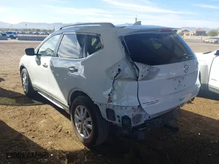 2017 Nissan Rogue SL with VIN 5N1AT2MT8HC825205, listed as a IAAI auction lot 41624814 with 99,989 mi miles. Bid and sale history available at carsss.com. Image 3.