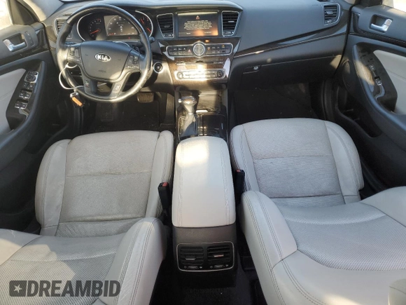 2014 Kia Cadenza Premium with VIN KNALN4D79E5129441, listed as a Copart auction lot 81948204 with 153,226 mi miles and Salvage Title. Bid and sale history available at carsss.com. Image 8.