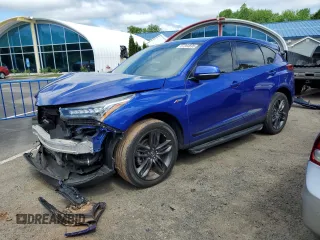 2021 Acura RDX w/A-Spec Package z VIN 5J8TC2H66ML018243, wystawiony jako Copart lot #57284695 z przebiegiem 96 606 mil mil oraz Szkoda całkowita • Salvage title. Historia ofert i sprzedaży dostępna na DreamBid. Obrazek 1.