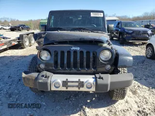 2014 Jeep Wrangler Sahara with VIN 1C4AJWBG2EL194843, listed as a Copart auction lot 79590514 with 80,574 mi miles and Non Repairable. Bid and sale history available at DreamBid. Image 5.