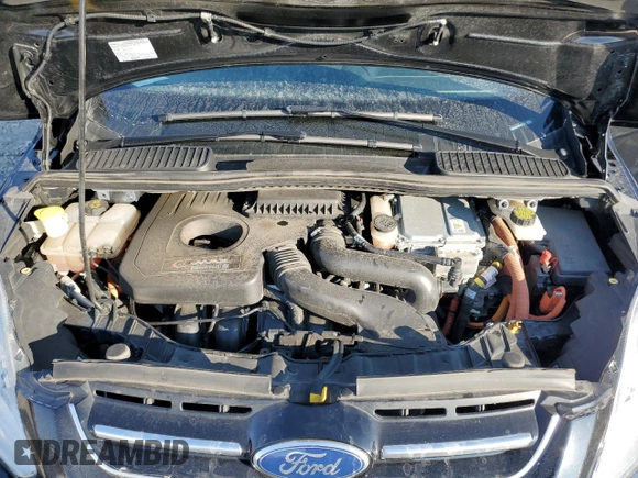 2016 Ford C-Max Energi SEL with VIN 1FADP5CU1GL102527, listed as a Copart auction lot 80672593 with 73,345 mi miles. Bid and sale history available at carsss.com. Image 12.