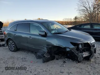 2016 Acura MDX w/Tech with VIN 5FRYD4H46GB012394, listed as a Copart auction lot 86949414 with 78,902 mi miles and Salvage Title. Bid and sale history available at carsss.com. Image 4.