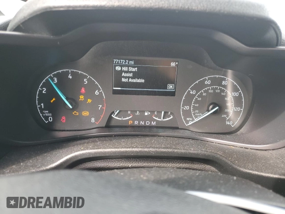 2020 Ford Transit Connect XL with VIN NM0LS7E27L1470287, listed as a Copart auction lot 52744805 with 77,172 mi miles and Salvage title. Bid and sale history available at DreamBid. Image 9.