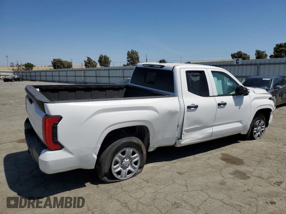2023 Toyota Tundra SR with VIN 5TFKB5AA9PX025228, listed as a Copart auction lot 57645305 with 45,111 mi miles and Salvage title. Bid and sale history available at DreamBid. Image 3.