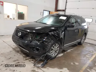 2014 Nissan Pathfinder S with VIN 5N1AR2MM5EC698528, listed as a IAAI auction lot 41270744 with 129,817 mi miles and . Bid and sale history available at DreamBid. Image 17.