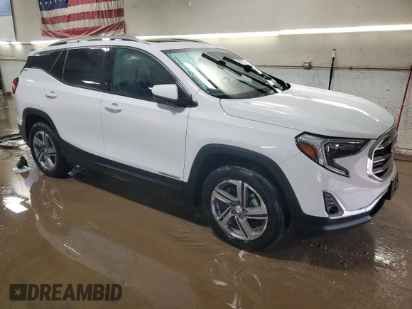 2019 GMC Terrain SLT with VIN 3GKALVEV4KL157909, listed as a Copart auction lot 50470345 with 11,902 mi miles and Salvage Title. Bid and sale history available at carsss.com. Image 4.