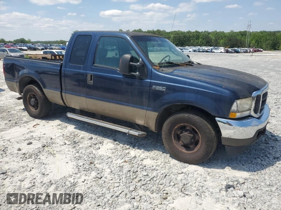 2004 Ford F-250 XL with VIN 1FTNX20L34ED90771, listed as a Copart auction lot 54047935 with 353,728 mi miles and Salvage title. Bid and sale history available at DreamBid. Image 4.