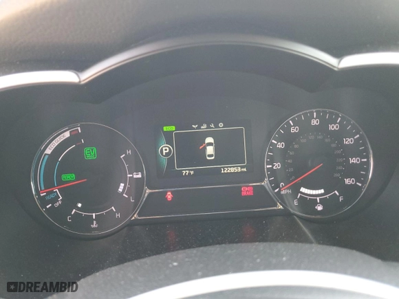 2015 Kia Optima Hybrid with VIN KNAGM4AD4F5080231, listed as a Copart auction lot 46885035 with NaN miles and Salvage Title. Bid and sale history available at carsss.com. Image 9.