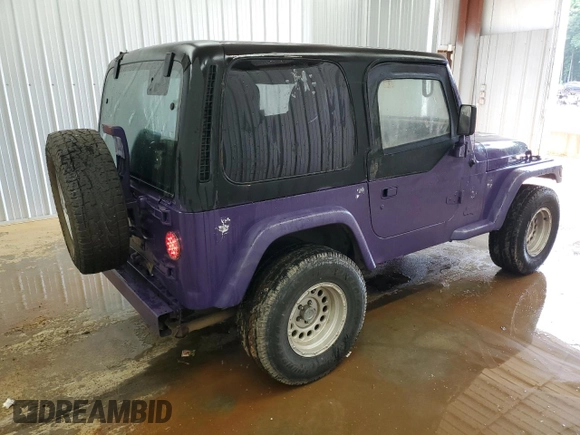 2004 Jeep Wrangler X with VIN 1J4FA39S64P734226, listed as a Copart auction lot 59389795 with 107,373 mi miles and Clean title. Bid and sale history available at DreamBid. Image 3.