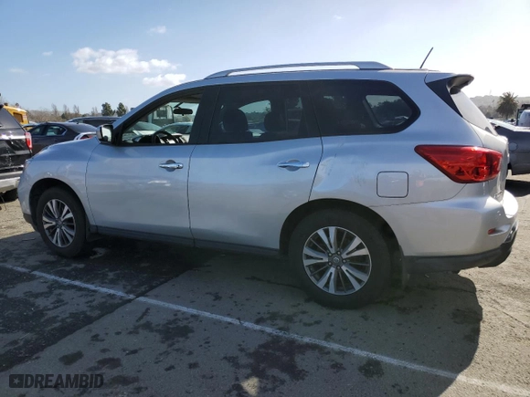 2017 Nissan Pathfinder SV with VIN 5N1DR2MN5HC646262, listed as a Copart auction lot 45595615 with 158,504 mi miles and Salvage Title. Bid and sale history available at carsss.com. Image 2.