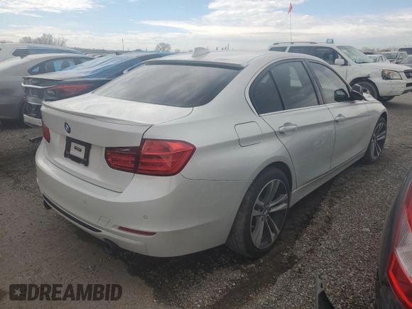 2015 BMW 3 Series 335i xDrive with VIN WBA3B9C52FF588814, listed as a Copart auction lot 48379495 with 73,302 mi miles and Salvage title. Bid and sale history available at DreamBid. Image 3.