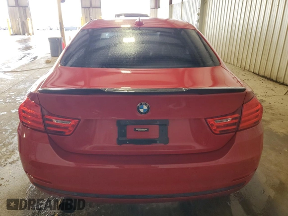 2016 BMW 4 Series 428i xDrive with VIN WBA3N9C54GK250704, listed as a Copart auction lot 52419385 with 92,738 mi miles and Salvage Title. Bid and sale history available at carsss.com. Image 6.
