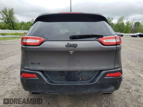 2018 Jeep Cherokee Latitude Tech Connect with VIN 1C4PJMCX8JD588624, listed as a Copart auction lot 59873355 with 108,896 mi miles and Salvage title. Bid and sale history available at DreamBid. Image 6.