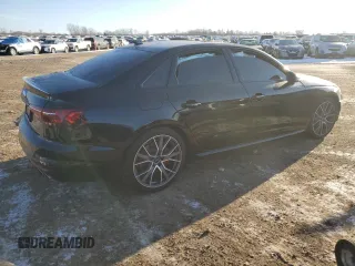 2021 Audi S4 Premium Plus with VIN WAUB4AF44MA027812, listed as a Copart auction lot 42295045 with 0 mi miles and Salvage Title. Bid and sale history available at carsss.com. Image 3.