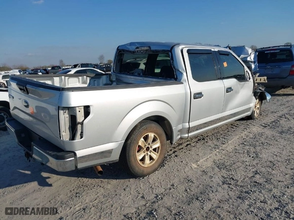 2017 Ford F-150 XL with VIN 1FTEW1C84HKD44717, listed as a IAAI auction lot 41656504 with 102,000 mi miles. Bid and sale history available at carsss.com. Image 4.