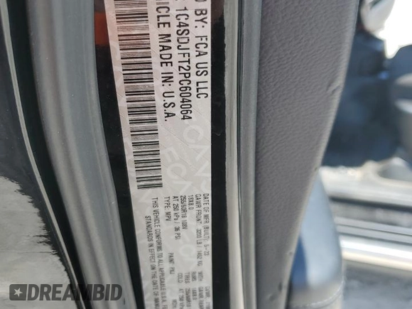 2023 Dodge Durango Pursuit z VIN 1C4SDJFT2PC604064, wystawiony jako Copart lot #60535835 z przebiegiem 27 519 mil mil oraz Szkoda całkowita • Salvage title. Historia ofert i sprzedaży dostępna na DreamBid. Obrazek 14.