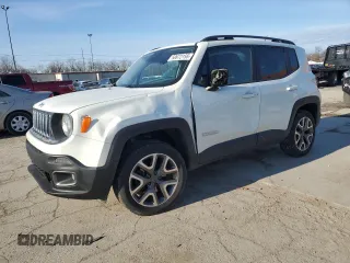 2017 Jeep Renegade Latitude with VIN ZACCJBBB2HPF24891, listed as a Copart auction lot 50672155 with 93,730 mi miles and Salvage Title. Bid and sale history available at carsss.com. Image 1.